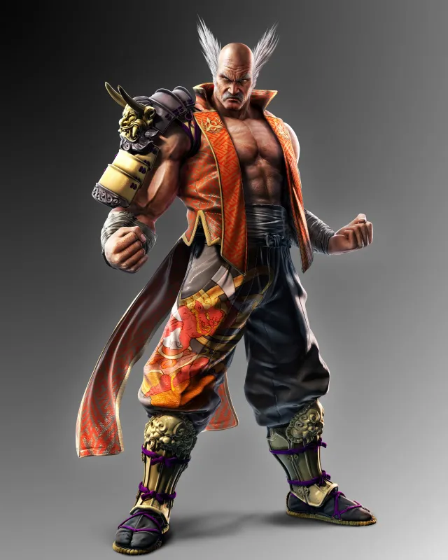 Heihachi Mishima, iPhone wallpaper 8K