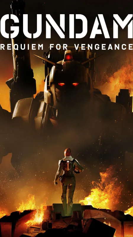 Gundam: Requiem for Vengeance, iPhone wallpaper 4K