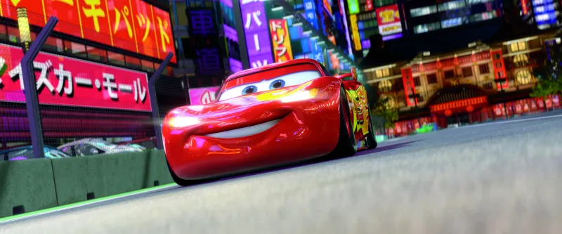 Lightning McQueen, Ultrawide 4K wallpaper