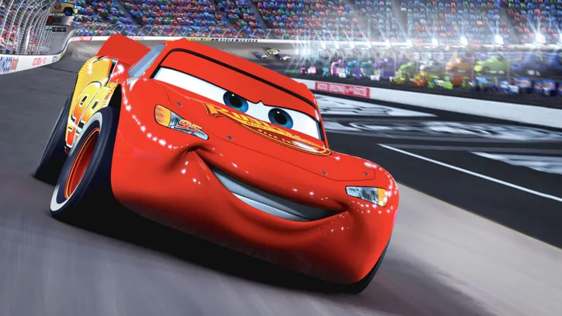 Lightning McQueen 4K wallpaper