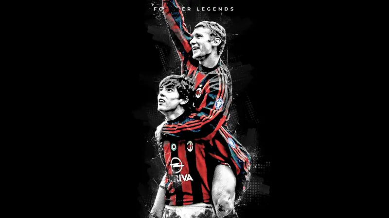 Andriy Shevchenko, Ricardo Kaka, AC Milan wallpaper