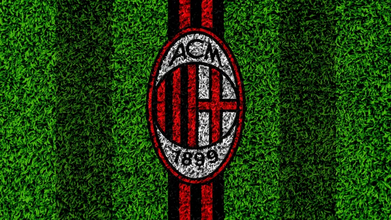 AC Milan, Green background 4K