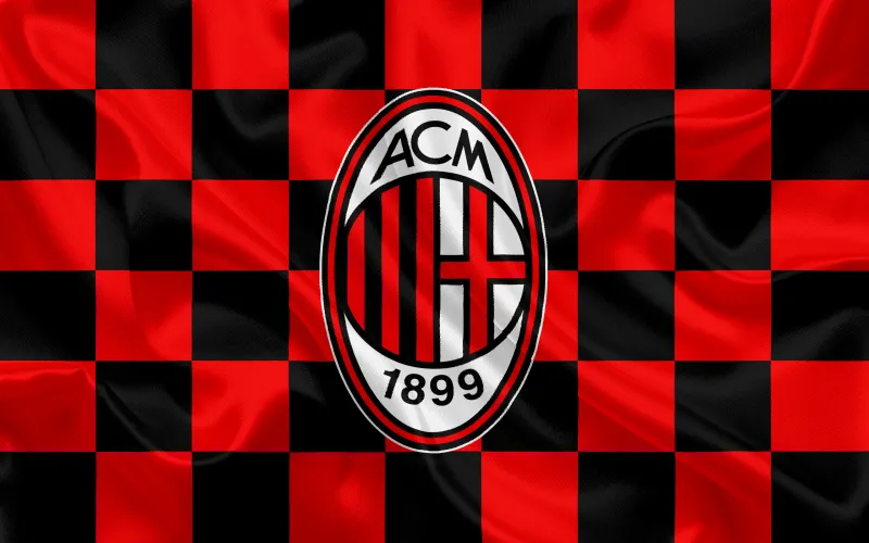 AC Milan Logo, 4K wallpaper