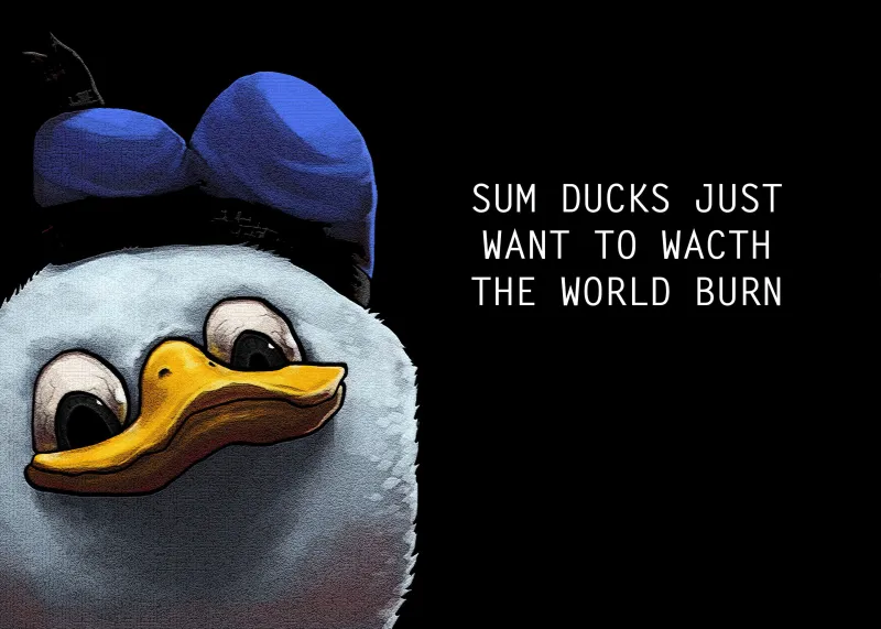 Donald Duck, Meme wallpaper