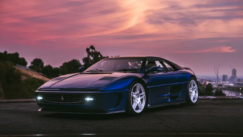 Ferrari Retro Supercar, 8K wallpaper