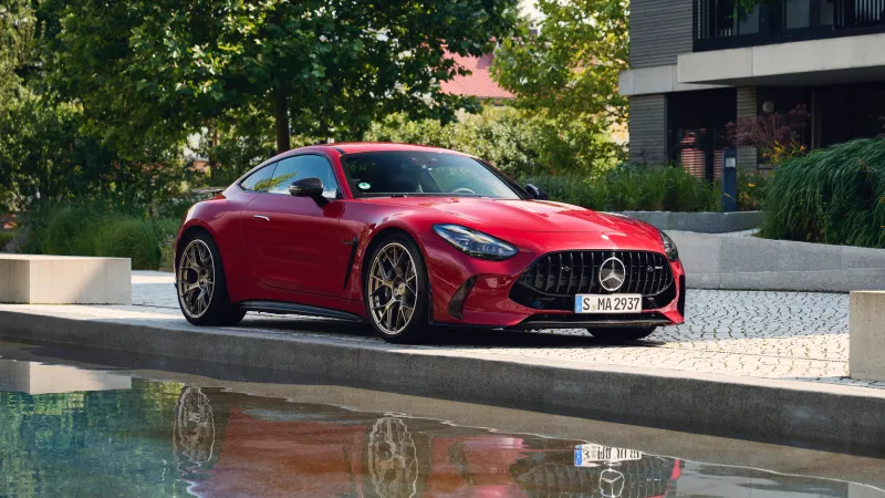 Mercedes-AMG GT 63 S E Performance, 2024, 5K wallpaper, Red cars