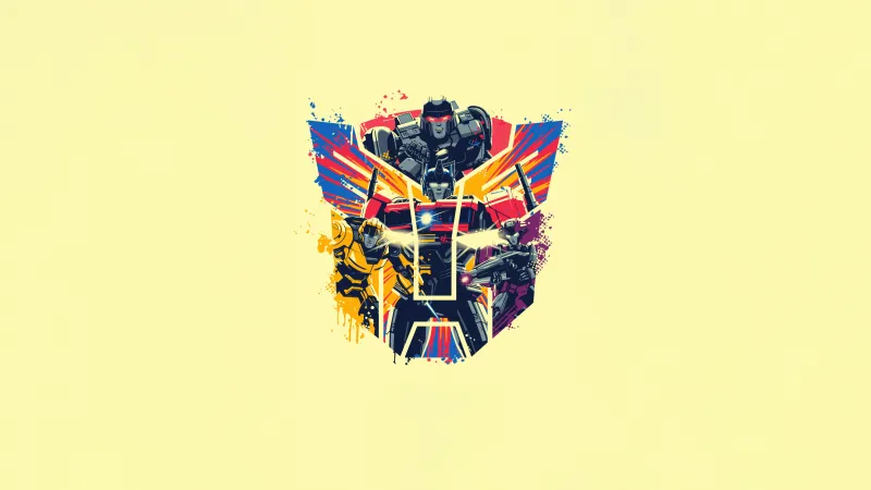 Transformers One, Minimalist, Autobots, 5K wallpaper, 2024 Movies