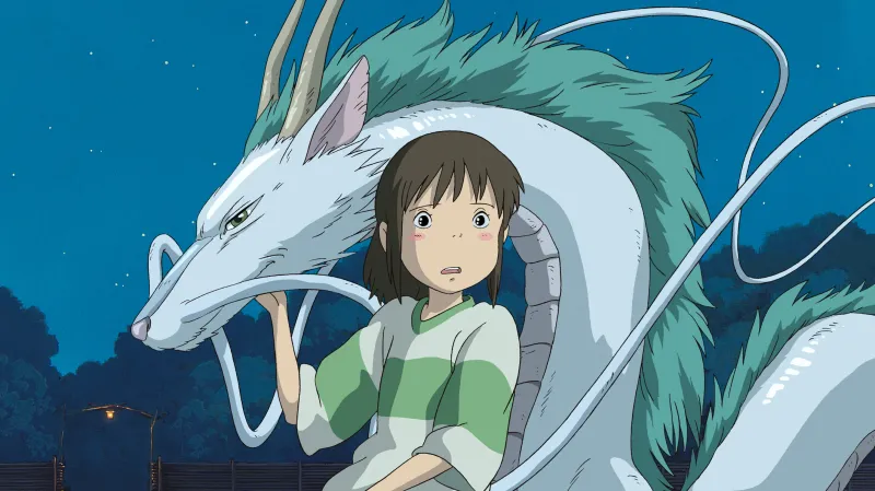 Haku (Spirited Away), Dragon wallpaper