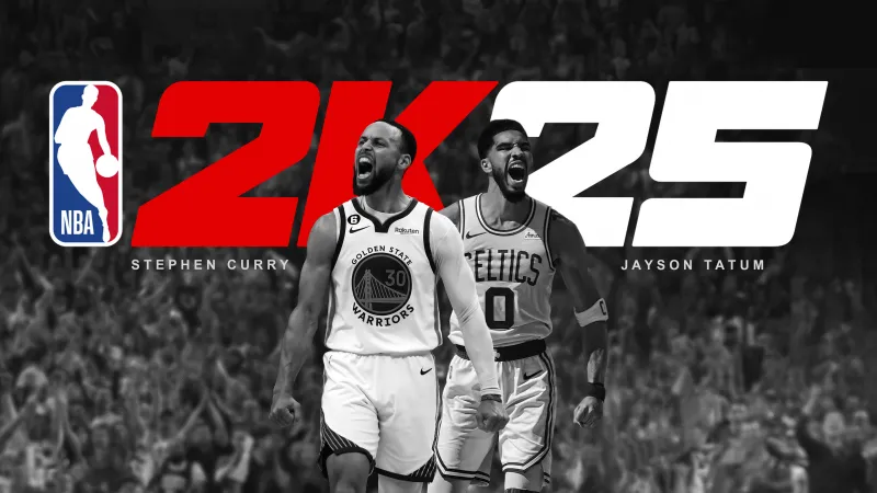 Stephen Curry, Jayson Tatum, NBA 2K25 4K wallpaper, 2024 Games, NBA video game