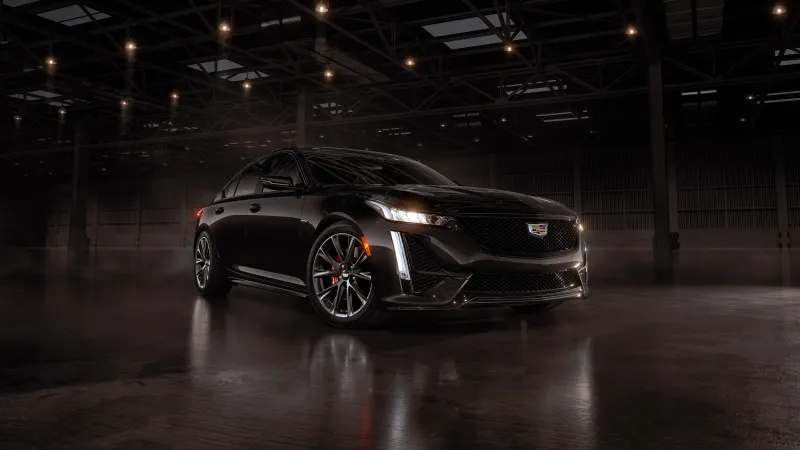 Cadillac CT5-V Blackwing, Dark aesthetic wallpaper 8K