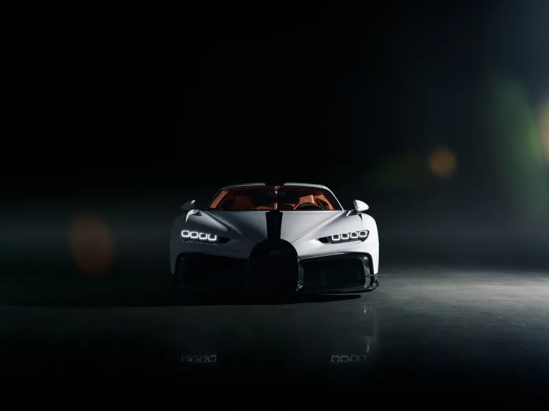 Bugatti Chiron Pur Sport, Dark aesthetic wallpaper 8K