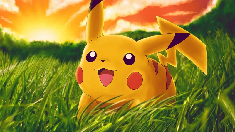 Cute Pikachu, Pokemon 4K Wallpaper