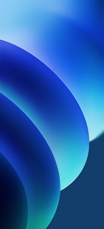 ColorOS 15, Blue aesthetic wallpaper