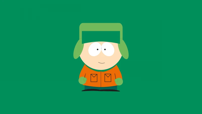 Kyle Broflovski, Minimalist Wallpaper, South Park, 5K Wallpaper