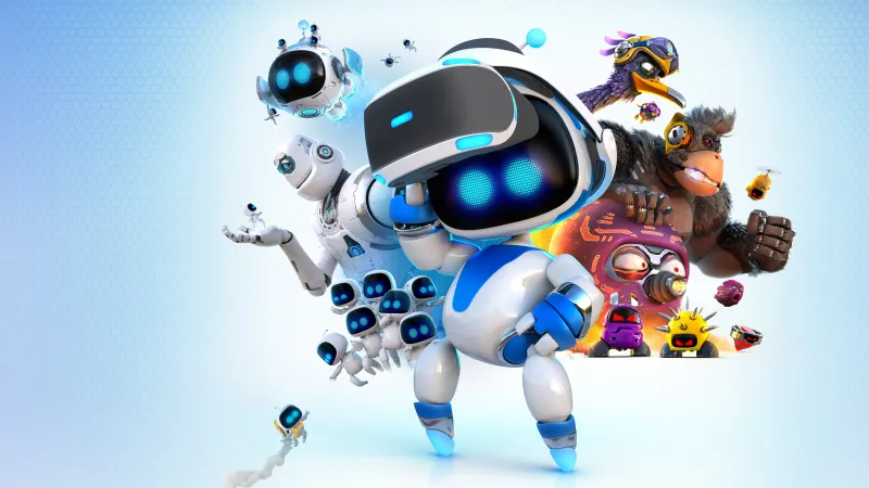 Astro Bot, Game poster wallpaper, PlayStation 5, 2024 Games