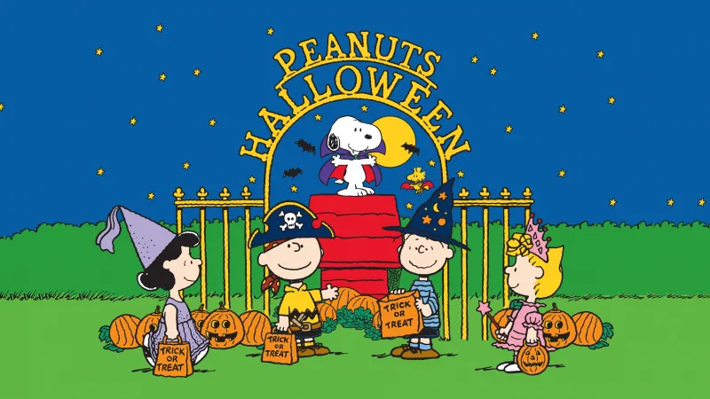 Peanuts Halloween, 5K wallpaper