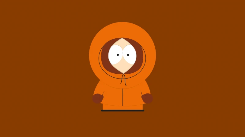 Kenny Wallpaper, Minimalist Art, South Park