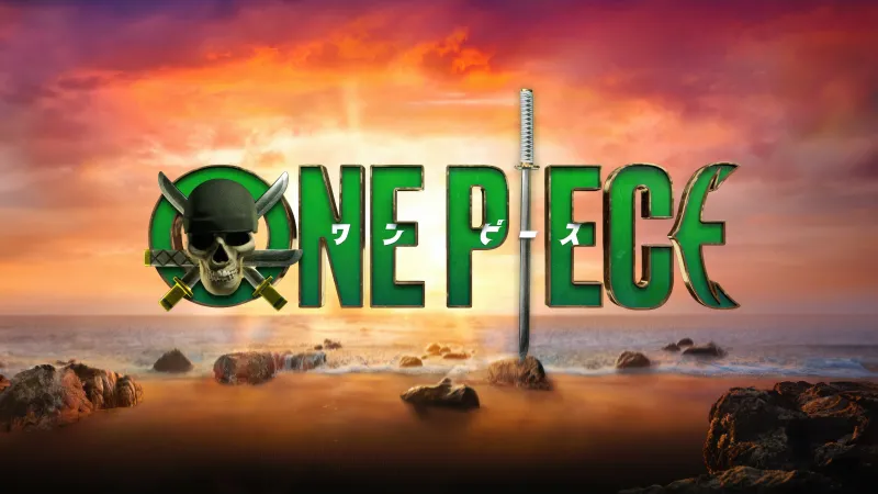 Roronoa Zoro One Piece Logo, 5K wallpaper, Netflix series