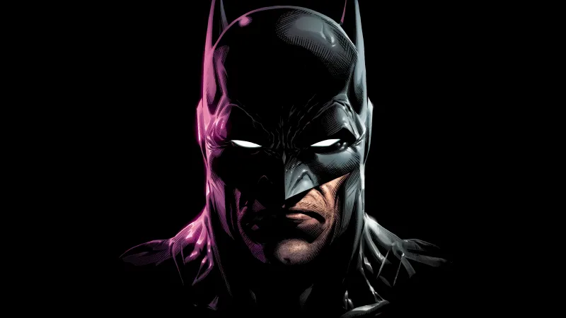 Batman Superhero, AMOLED Black background 8K