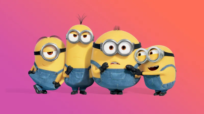 Minions 8K Wallpaper, 8K