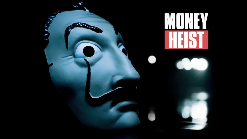 Money Heist Dali Mask, 5K wallpaper