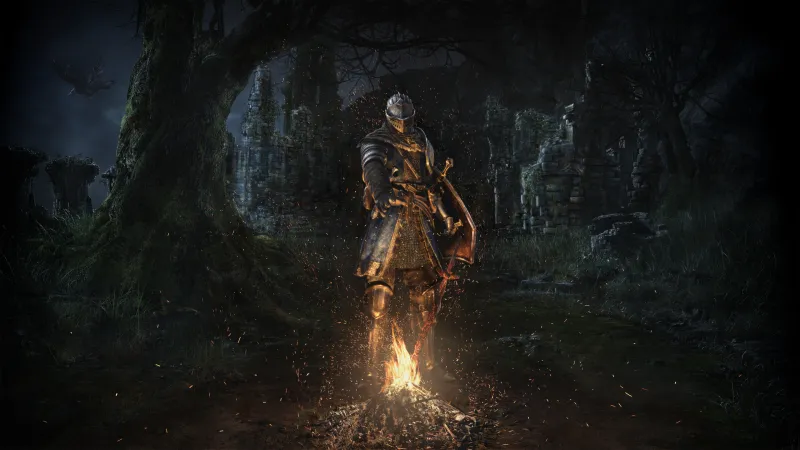 Dark Souls Bonfire, Knight Game poster