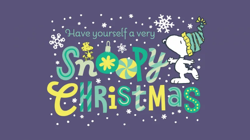 Snoopy Christmas, 5K wallpaper