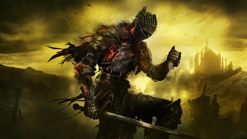 Dark Souls III Artwork, Video Game wallpaper 4K