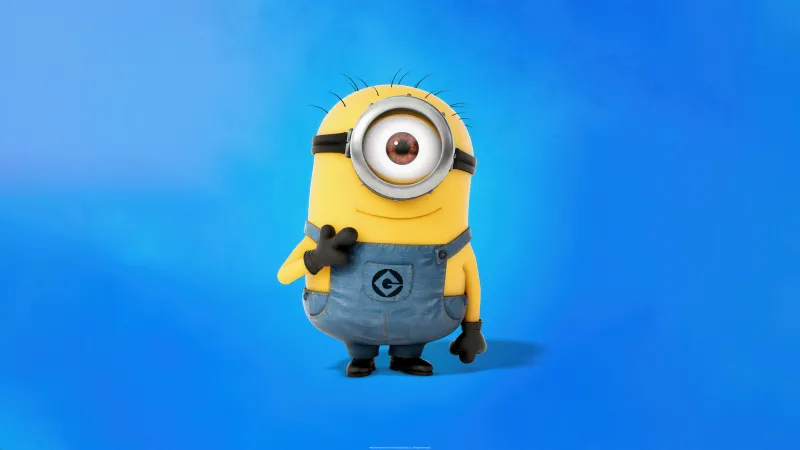 Carl the Minion, 8K wallpaper, Despicable Me