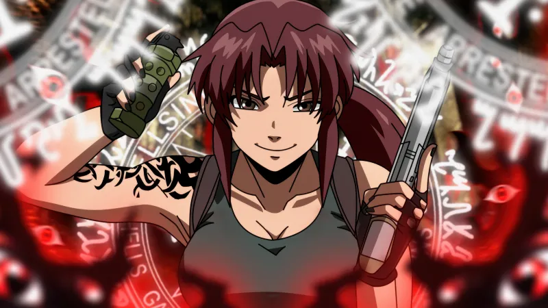 Revy (Black Lagoon) Artwork, 5K wallpaper