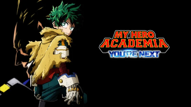 My Hero Academia: You're Next, Black background 5K, Izuku Midoriya