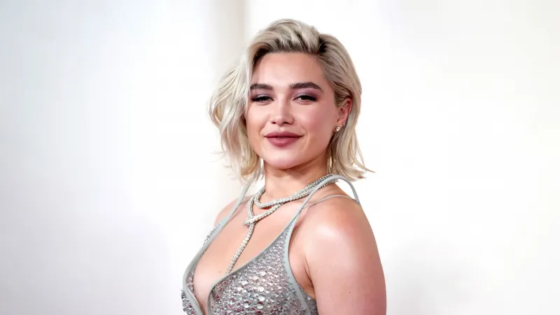 Florence Pugh 5K wallpaper, Oscars 2024