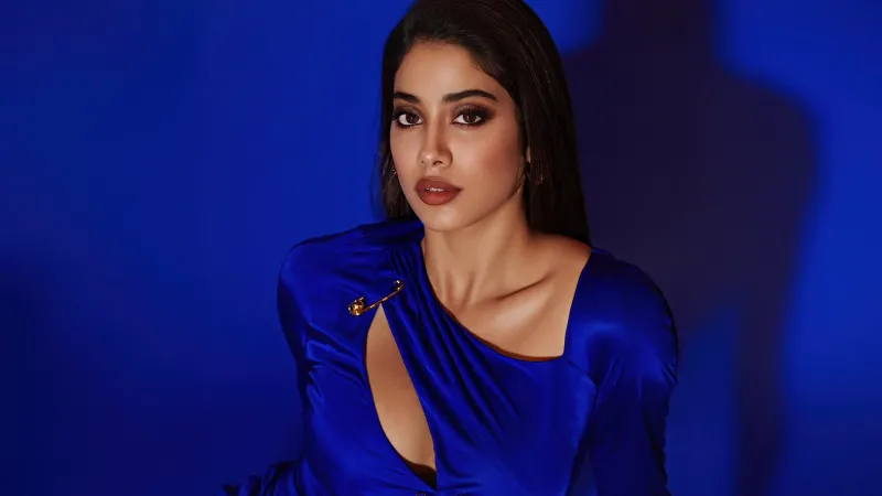 Janhvi Kapoor Blue dress