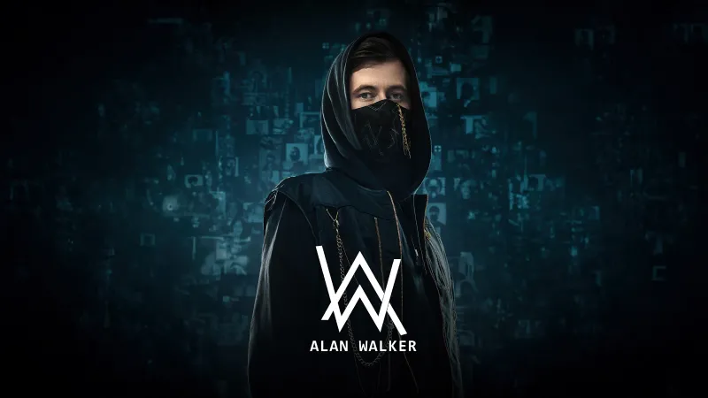 Alan Walker, Dark background 5K