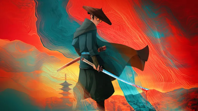 Blue Eye Samurai, Mizu 5K wallpaper