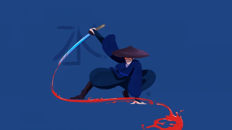 Blue Eye Samurai, Mizu Minimal art