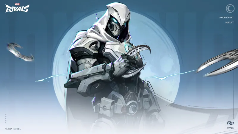 Moon Knight Dualist, Marvel Rivals 4K wallpaper