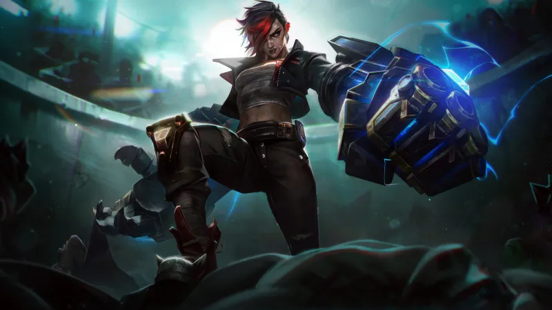 Arcane Vi, 5K wallpaper, League of Legends