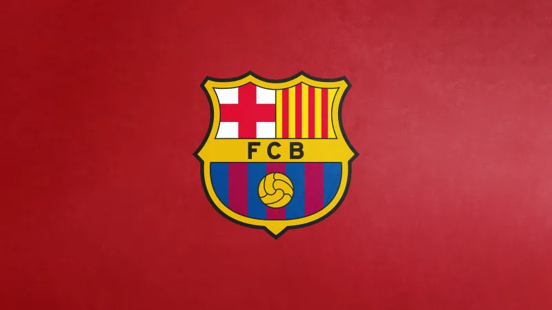 FCB Crest, Red background 4K
