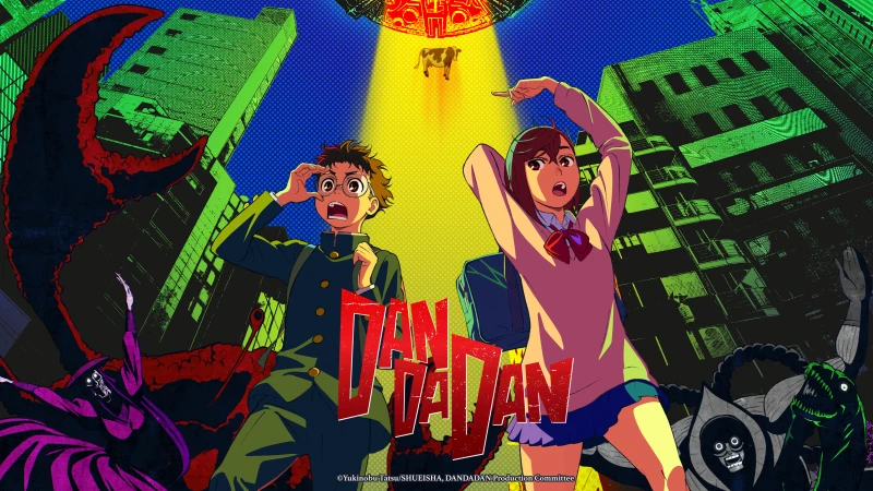 Dandadan poster, Okarun (Dandadan), Aira Shiratori, Aira (Dandadan)