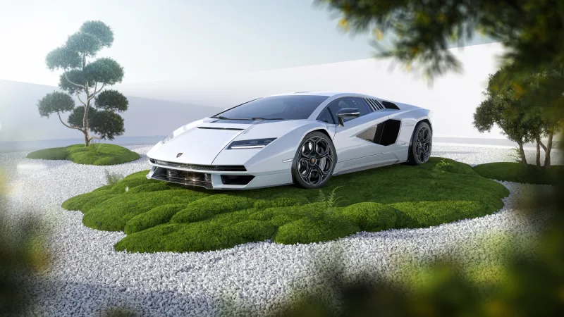 Lamborghini Countach LPI 800-4, 5K wallpaper