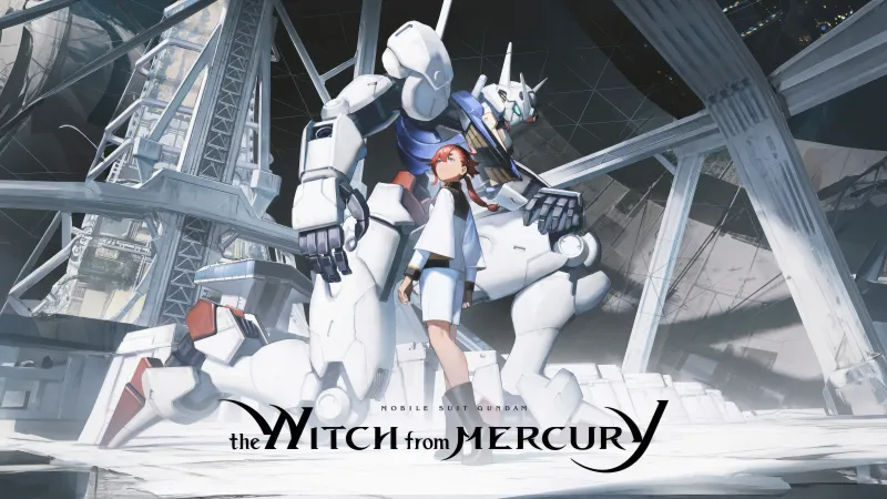 Suletta Mercury, Gundam Aerial, Mobile Suit Gundam, 5K wallpaper