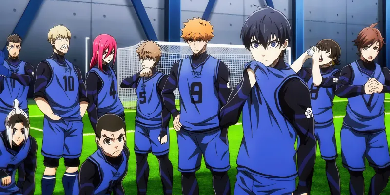 Team Z Ultrawide 4K wallpaper, Yoichi Isagi, Meguru Bachira, Rensuke Kunigami, Hyoma Chigiri, Gin Gagamaru, Jingo Raichi, Gurimu Igarashi, Wataru Kuon, Asahi Naruhaya, Yudai Imamura, Okuhito Iemon