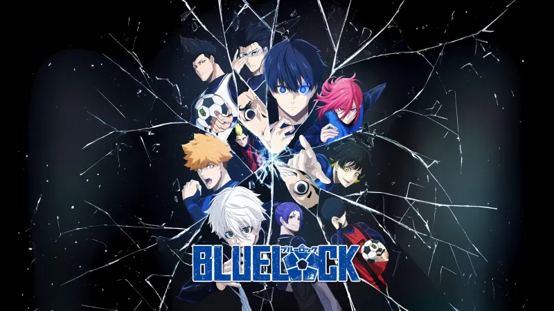 Blue Lock Key Art, 5K wallpaper, Yoichi Isagi, Seishiro Nagi, Meguru Bachira, Hyoma Chigiri, Shoei Baro