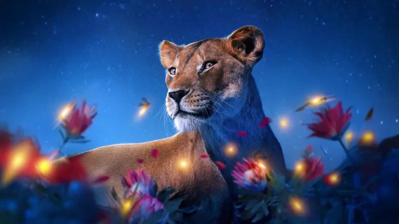 Sarabi, Mufasa: The Lion King, 5K wallpaper