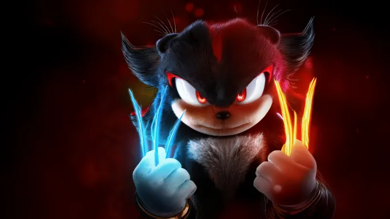 Sonic Wallpaper, Shadow, 5K Resolution