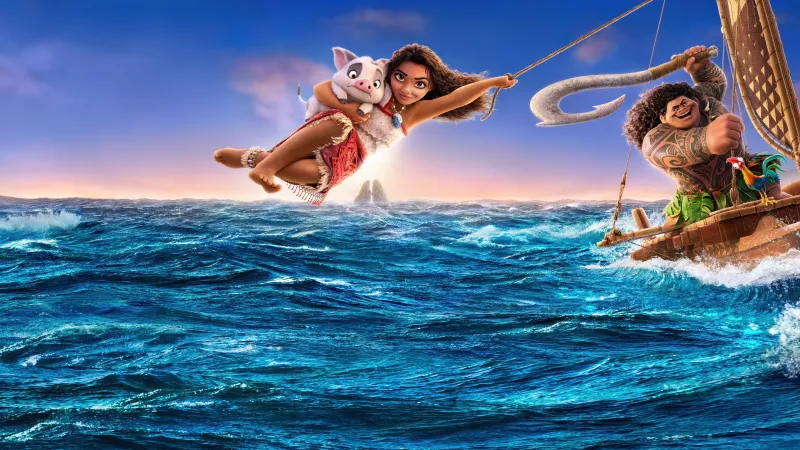 Moana 2 Poster, 5K wallpaper