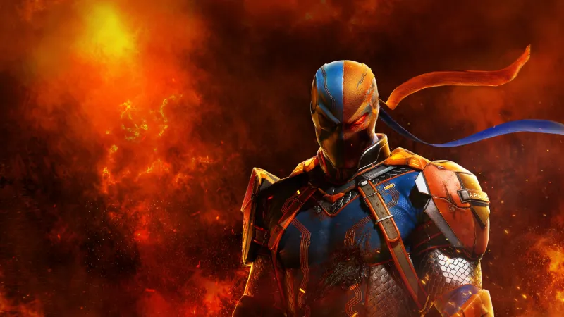 Deathstroke, Suicide Squad: Kill the Justice League, Orange background