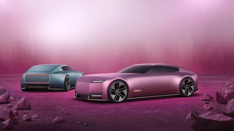Jaguar Type 00 Concept cars, Pink aesthetic wallpaper