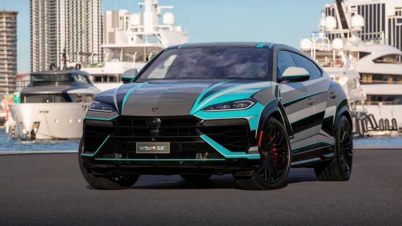 Lamborghini Urus SE Miami, 5K wallpaper